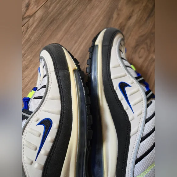 Nike Air Max 98 #640744-103 Sprite 2018 Blue White Men's Shoes Size 8.5 - Picture 9 of 15